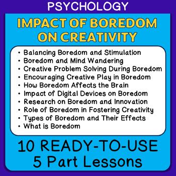 The Psychology of Boredom and Creativity Explained for Students - balustradellc
