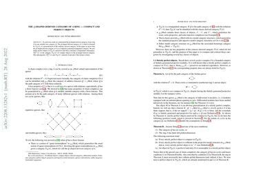 THE Q-SHAPED DERIVED CATEGORY OF A RING — COMPACT AND