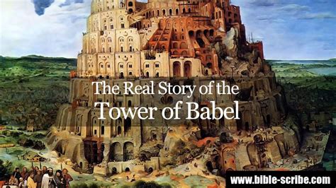 The Real Story Behind the Tower of Babel - balustradellc