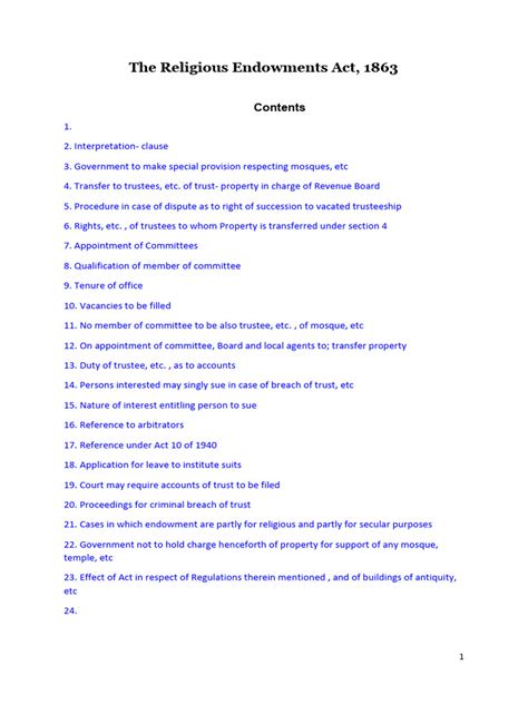 The Religious Endowments Act, 1863 - Rajasthan - balustradellc