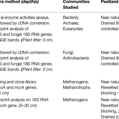The Response of Microbial Communities to Peatland … - raincitystudios.com
