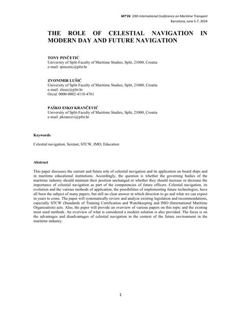 THE ROLE OF CELESTIAL NAVIGATION MODERN DAY AND FUTURE NAVIGATION - wintechmobiles.com