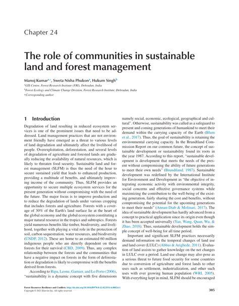 The role of communities in sustainable land and forest … - raincitystudios.com