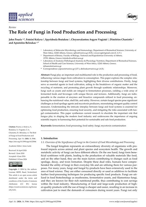 The Role of Fungi in Food Production and Processing - wintechmobiles.com