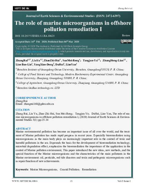 The role of marine microorganisms in offshore pollution remediation I - raincitystudios.com