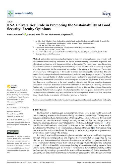 The Role of Universities in Advancing and Promoting Sustainability ... - raincitystudios.com