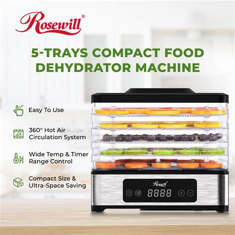 The Rosewill Essential Food Dehydrator is an easy way to preserve food ... - balustradellc