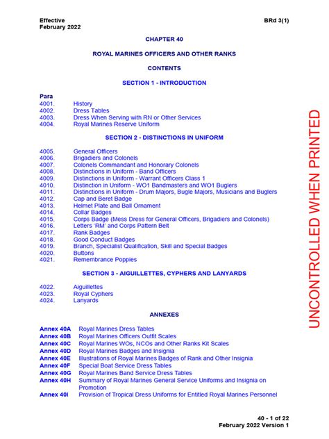 The Royal Marines Terms of Service Regulations 2006 - Legislation… - raincitystudios.com