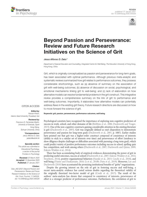 The Science of Grit: What Research Says About … - balustradellc