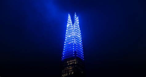 THE SHARD SHINES BLUE IN HONOUR OF ALL NHS STAFF AND …