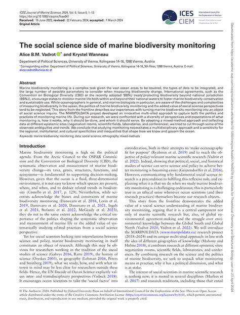 The social science side of marine biodiversity monitoring - raincitystudios.com