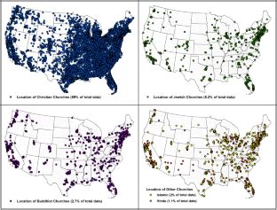 The Spatial Distribution of Religious Organizations in the United ... - wintechmobiles.com
