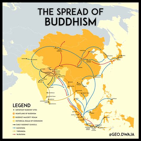 The spread of Buddhism (500 BCE - 1200) | Watch - wintechmobiles.com