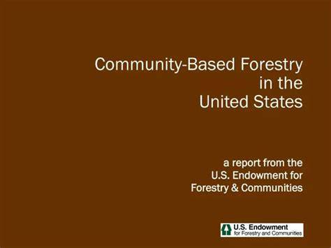 The Status of Community-Based Forestry in the United States - raincitystudios.com