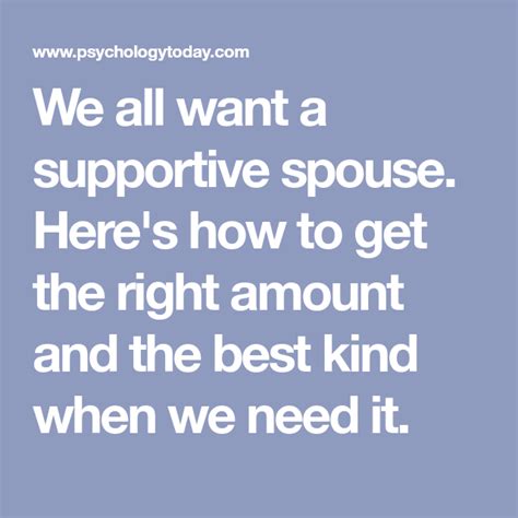 The Supportive Spouse: How to Get the Right Kind of Emotional Support - balustradellc