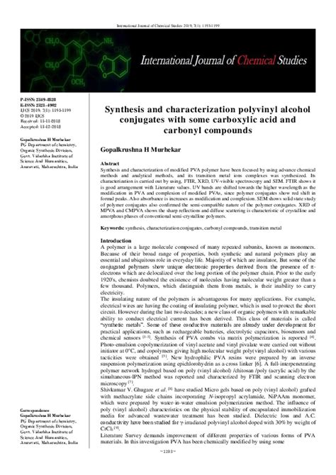 The Synthesis and Characterization of Carbonyl Compounds - wintechmobiles.com