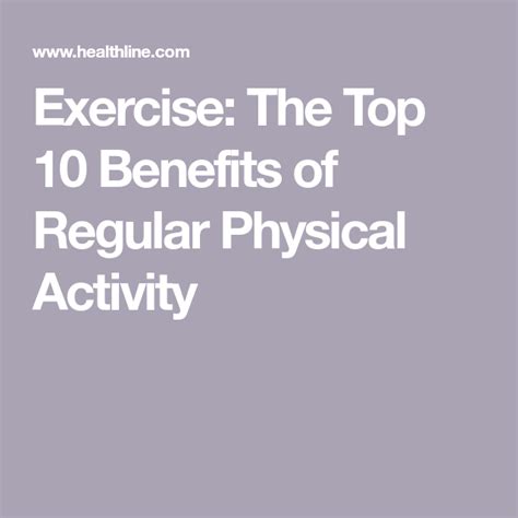 The Top 10 Benefits of Regular Exercise - balustradellc