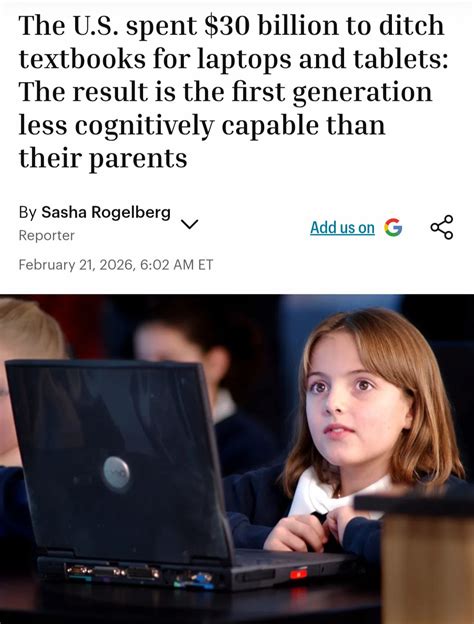 The U.S. spent $30 billion to ditch textbooks for laptops ... - balustradellc