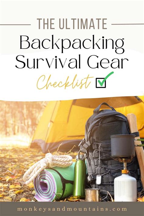 The Ultimate Backpacking Checklist - balustradellc