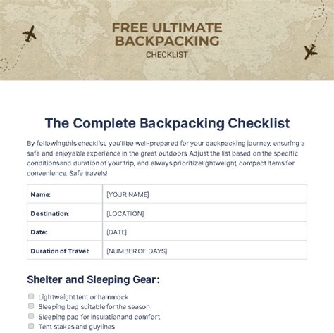 The Ultimate Backpacking Checklist for 2026 | Tested - balustradellc