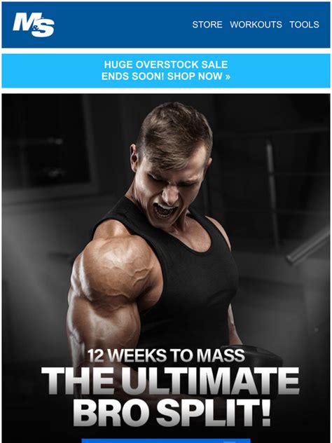 The Ultimate Bro Split: 12 Weeks to MASS - Muscle - balustradellc