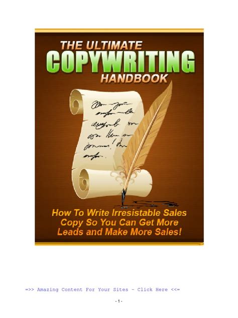 The Ultimate Copywriting Handbook - balustradellc