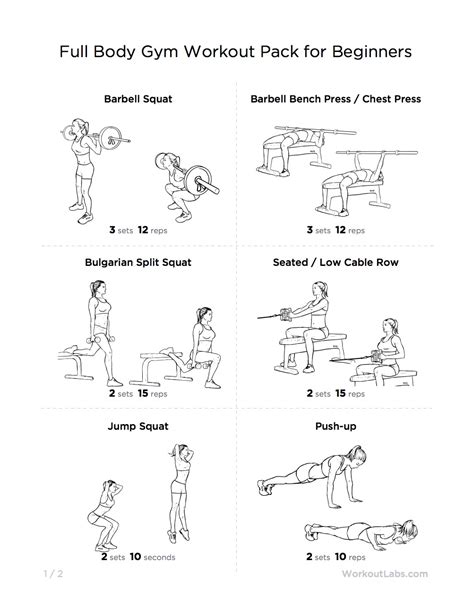 The ultimate full-body gym workout for beginners, … - balustradellc