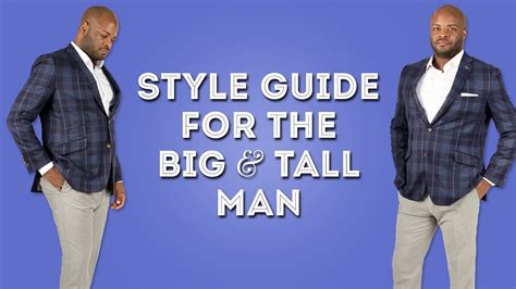 The Ultimate Guide to Big and Tall Guy Style - Leather … - balustradellc