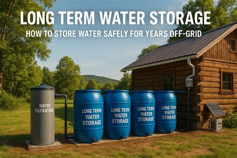 The Ultimate Guide to Long-Term Water Storage: Ensuring Your Water ... - balustradellc