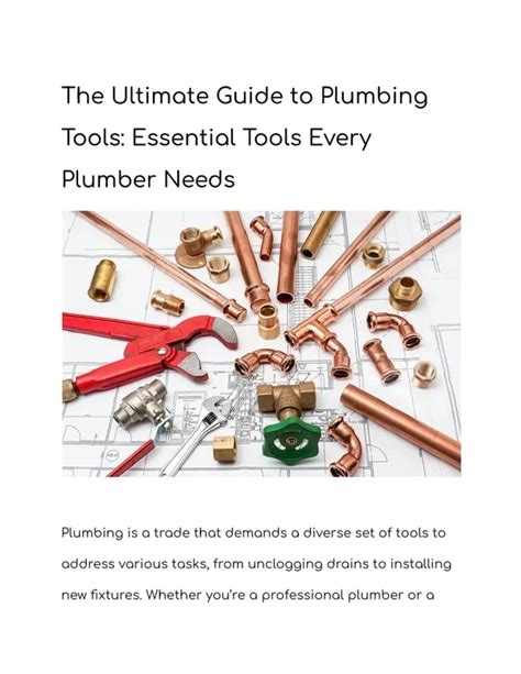 The Ultimate Guide to Mastering Plumbing Tasks with a Big Adjustable ... - balustradellc