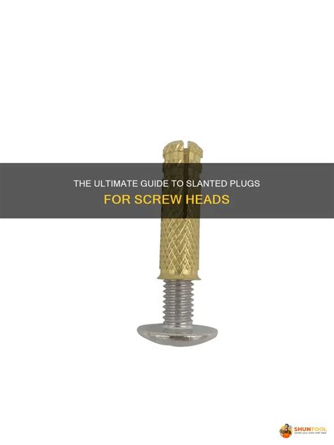 The Ultimate Guide To Slanted Plugs For Screw Heads - balustradellc