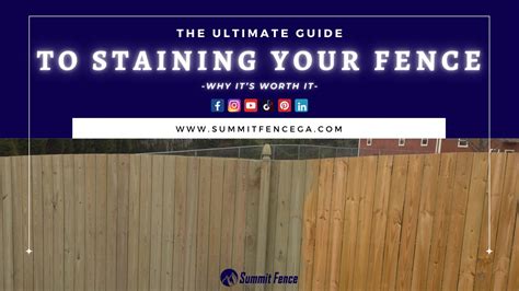 The Ultimate Guide to Staining Your Wood Fence: Why … - balustradellc