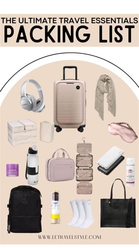 The Ultimate Packing Guide: 30 Must Have Travel Essentials - balustradellc