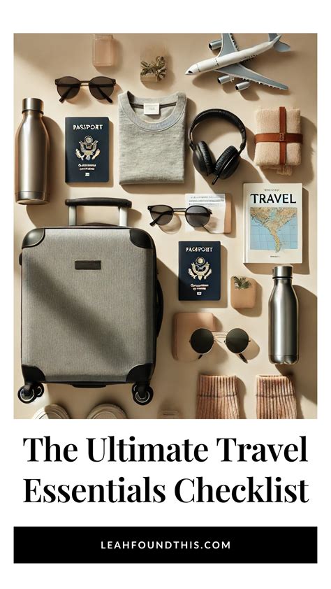 The ultimate travel essentials checklist - Vacations & Travel - balustradellc