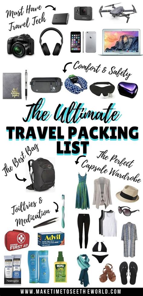 The Ultimate Travel Packing List (By an Expert Traveler!) - balustradellc