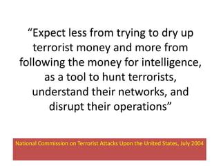The Use of Financial Intelligence to Disrupt Terrorist Funding Networks - balustradellc