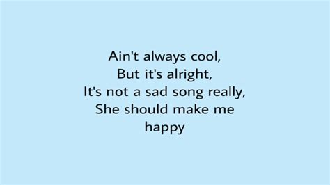 THE VAMPS - SAD SONG LYRICS