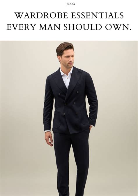 The Wardrobe Essentials Every Man Should Have - balustradellc