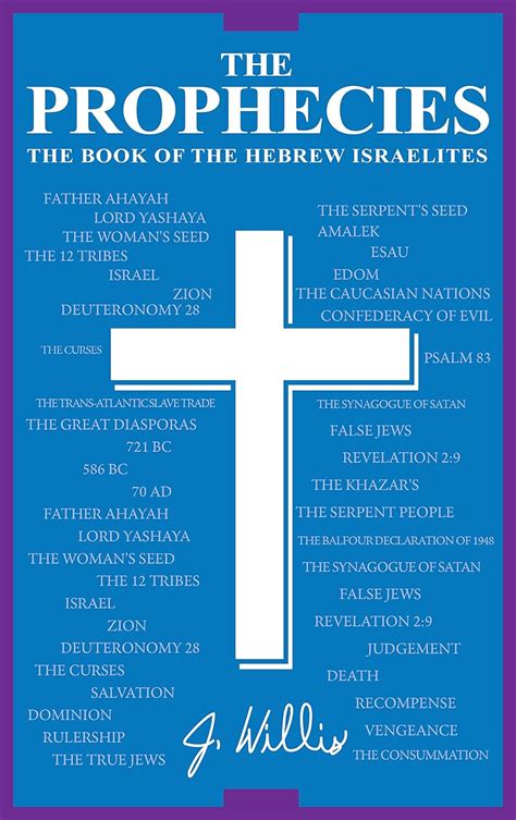 Full Download The Prophecies The Book Of The Hebrew Israelites By Jr Willis