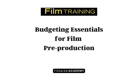 Theater Budgeting Essentials - muktibox.com