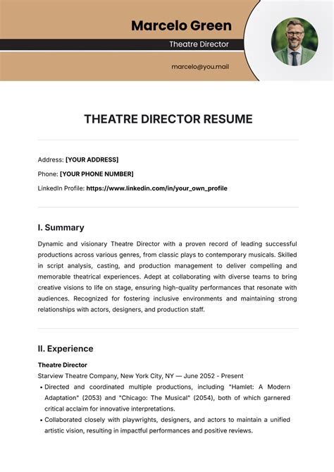 Theatre director - muktibox.com