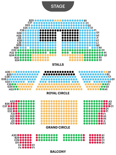 Theatre Seating Plans - London Theatre Tickets - muktibox.com