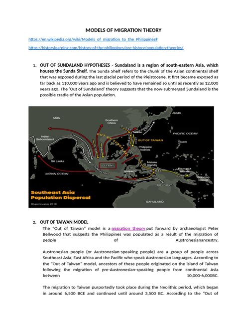 Theories of Early Philippine Migration - wintechmobiles.com