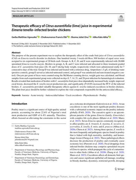 Therapeutic efficacy of Citrus aurantifolia (lime) juice in ... - raincitystudios.com