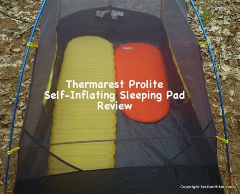Therm-a-Rest Prolite Self-Inflating Sleeping Pad Review - balustradellc