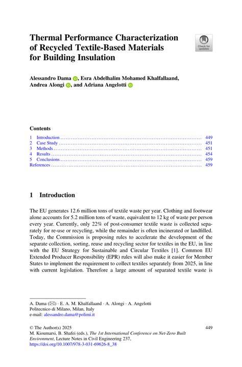 Thermal Performance Characterization of Recycled … - raincitystudios.com