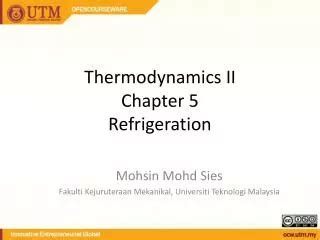 Thermodynamics II Chapter 5 Refrigeration - mohsin - wintechmobiles.com
