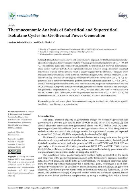Thermoeconomic performance evaluation and optimization of a geothermal ... - raincitystudios.com