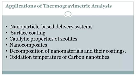 Thermogravimetric Analysis for Characterization of Nanomaterials - wintechmobiles.com
