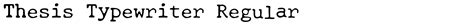 Thesis Typewriter Font Download - Fonts Empire - muktibox.com